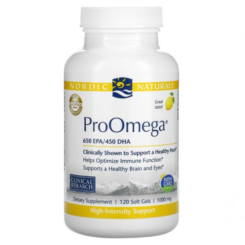 Nordic Naturals, 프로오메가, 레몬, 1,000mg, 소프트젤 120정