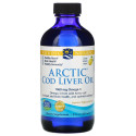 Nordic Naturals, 아크틱 코드 리버 오일, 레몬, 8 액량 온스 (237 밀리리터)