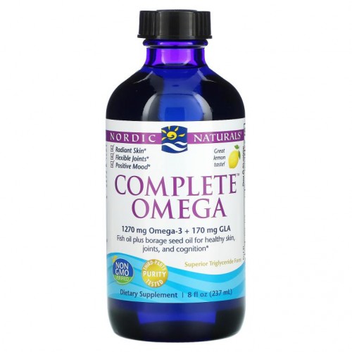 Nordic Naturals, 완벽 오메가, 레몬, 8 fl oz (237 ml)