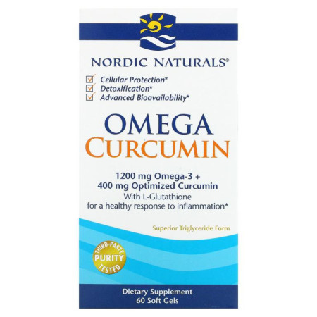 Nordic Naturals, 오메가 커큐민, 1,250mg, 소프트젤 60정
