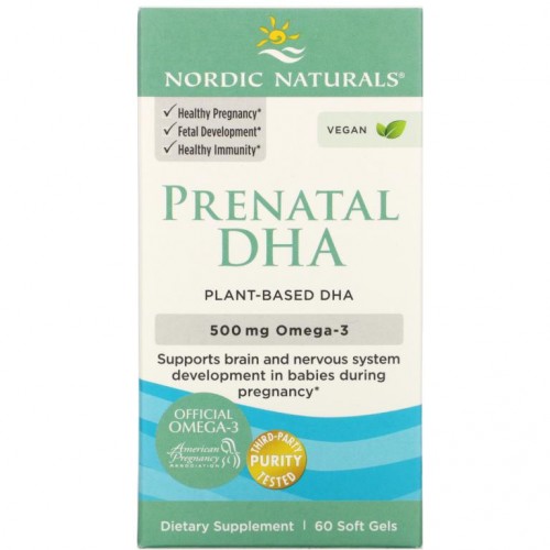 Nordic Naturals, 임산부용 DHA, 250 mg, 60 소프트젤