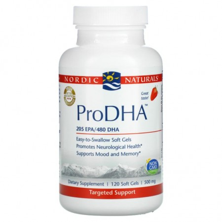 Nordic Naturals, ProDHA, 딸기맛, 415mg, 소프트젤 120정