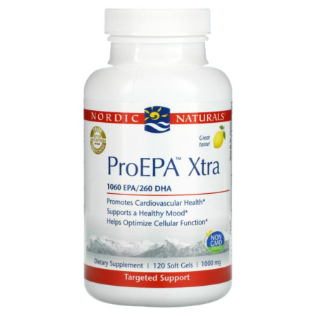 Nordic Naturals, ProEPA Xtra, 레몬, 1,000 mg, 120 소프트젤