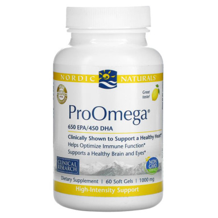 Nordic Naturals, ProOmega, 레몬, 1,000 mg, 60 소프트젤