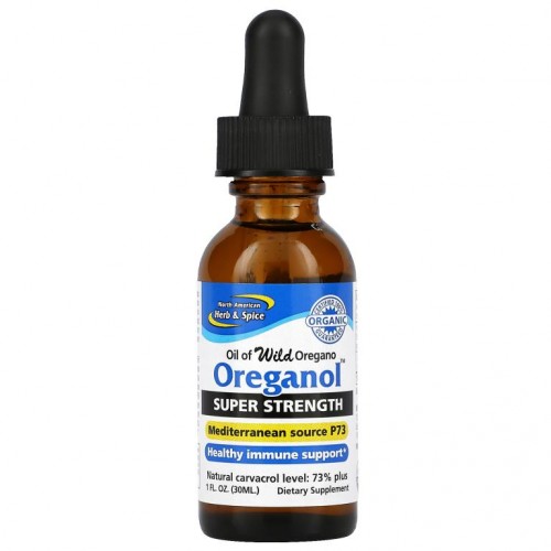 North American Herb & Spice, 오레가놀, 슈퍼 스트렝스, 30 ml(1 fl oz)