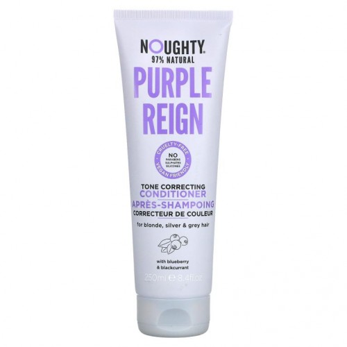 Noughty, Purple Reign, Tone Correcting Conditioner, For Blonde, Silver & Gray Hair, 8.4 fl oz (250 ml)
