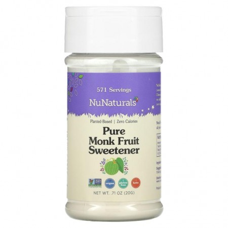 NuNaturals, 순수 나한과 감미료, 20g(0.71oz)
