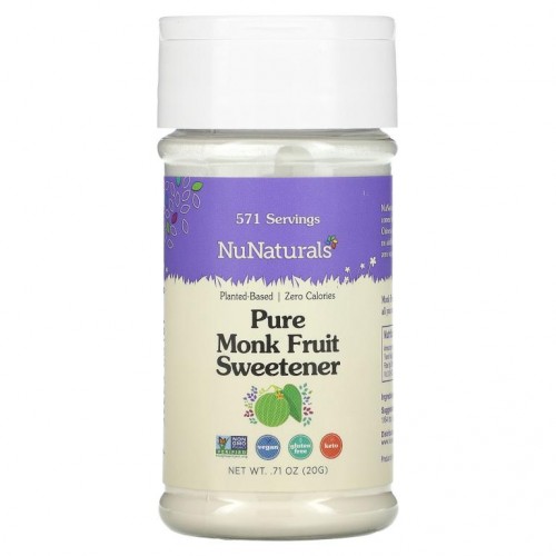 NuNaturals, 순수 나한과 감미료, 20g(0.71oz)
