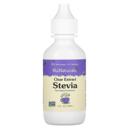 NuNaturals, 깨끗한 누스테비아 추출물, 2 fl oz (59 ml)