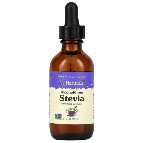 NuNaturals, 무알코올 스테비아, 59ml(2fl oz)