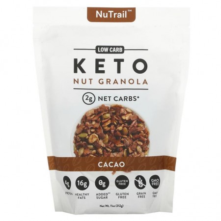 NuTrail, 케토 넛 그래놀라, 카카오, 312g(11oz)