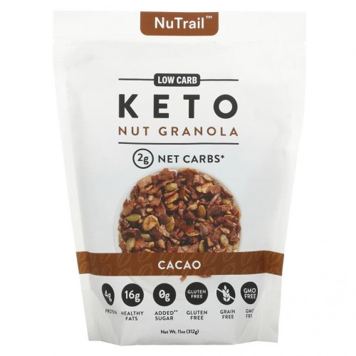 NuTrail, 케토 넛 그래놀라, 카카오, 312g(11oz)