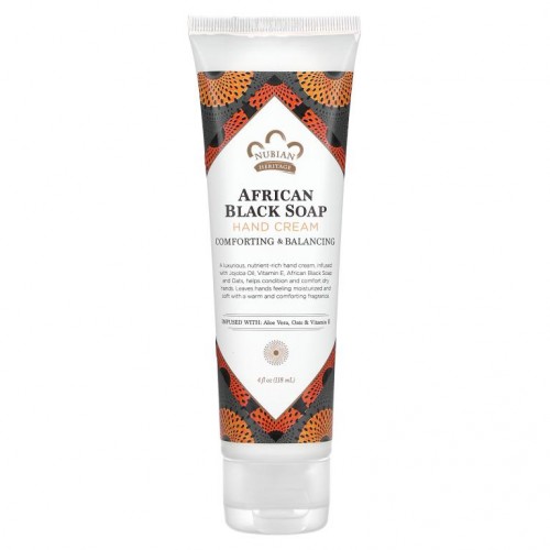 Nubian Heritage, 핸드크림, 아프리칸 블랙 비누, 118ml(4fl oz)