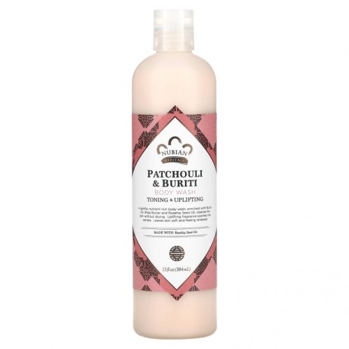 Nubian Heritage, 바디 워시, 파촐리 & 부리티, 384ml(13fl oz)