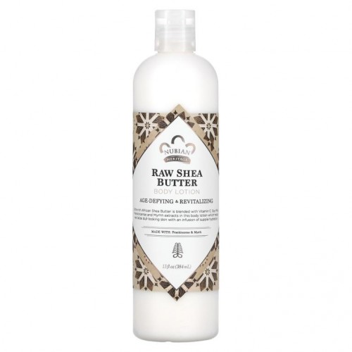 Nubian Heritage, 바디 로션, 무가공 시어버터, 384ml(13fl oz)