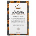 Nubian Heritage, 아프리칸 블랙 비누, 페이셜 클렌징 바, 99g (3.5 oz)