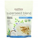 Nutiva, 오가닉 슈퍼씨드 블렌드, 코코넛 첨가, 10 oz (283 g)