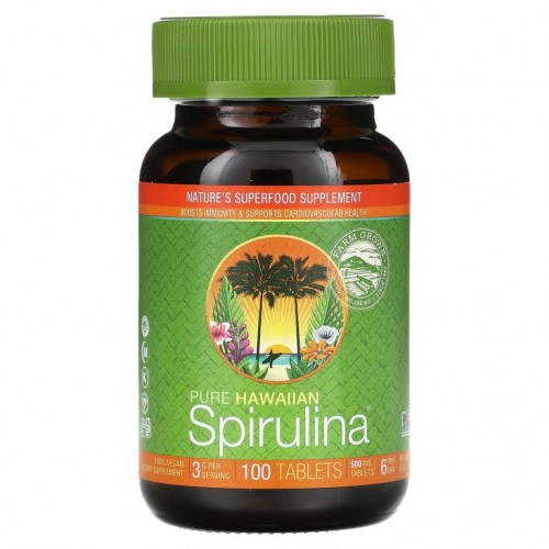 Nutrex Hawaii, 순수 HAWAIIAN SPIRULINA® 100정