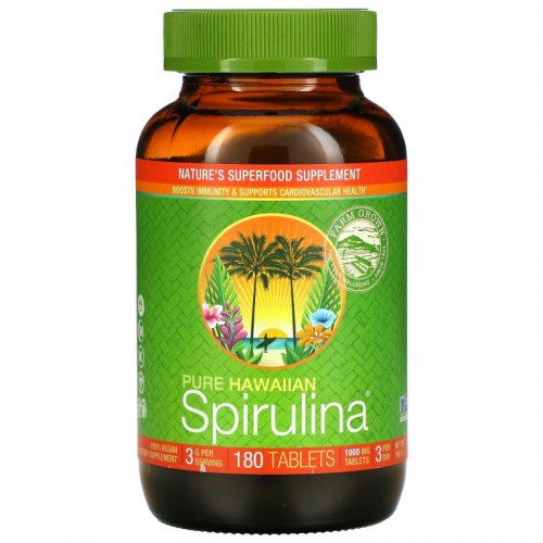 Nutrex Hawaii, Pure Hawaiian Spirulina, 1,000mg, 180정
