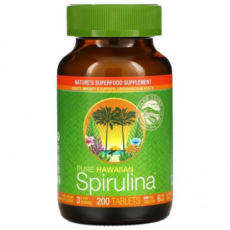 Nutrex Hawaii, Pure Hawaiian Spirulina, 200정