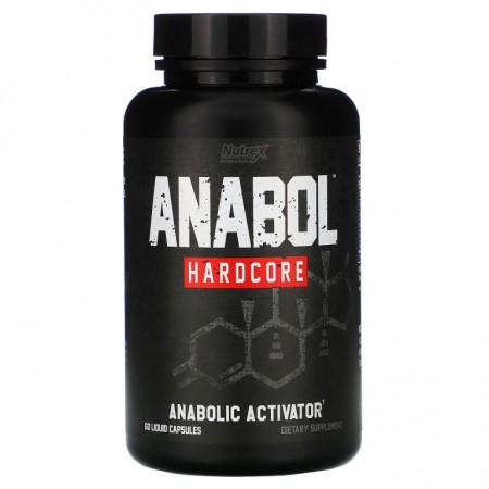 Nutrex Research, Anabol 하드코어, 액상 캡슐 60정