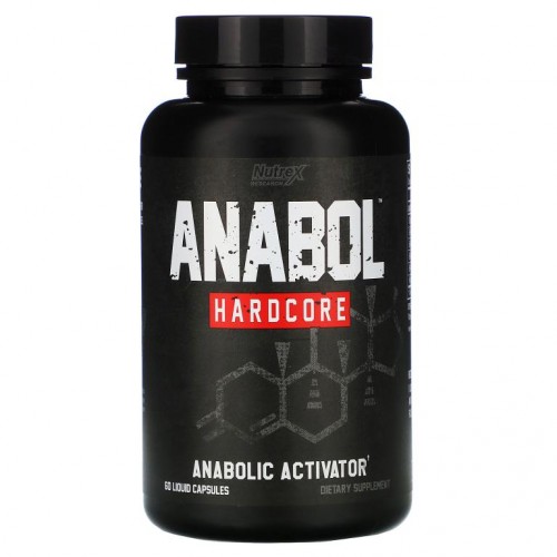 Nutrex Research, Anabol 하드코어, 액상 캡슐 60정