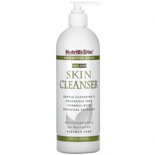 NutriBiotic, 스킨 클렌저, 비누 성분 무함유, 향료 무함유, 473ml(16fl oz)