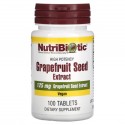 NutriBiotic, 자몽 씨앗, 추출물, 125 ㎎, 100 정