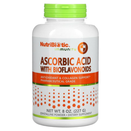 NutriBiotic, Immunity, 아스코르브산(바이오플라보노이드 함유), 결정질 분말, 227g(8oz)