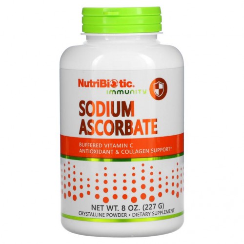 NutriBiotic, Immunity, 아스코르브산 나트륨, 결정질 분말, 227g(8oz)