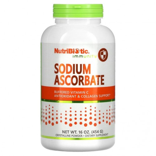 NutriBiotic, Immunity, 아스코르브산 나트륨, 결정질 분말, 454g(16oz)