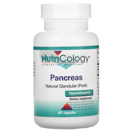 Nutricology, 팬크리어스, 천연 내분비선(돼지), 베지 캡슐 60정