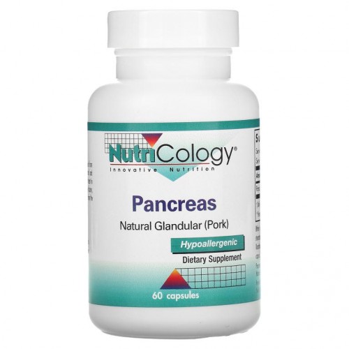 Nutricology, 팬크리어스, 천연 내분비선(돼지), 베지 캡슐 60정