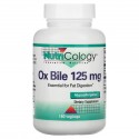 Nutricology, 황소 담즙, 125 mg, 180 식물성 캡슐