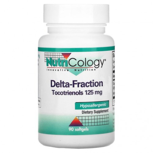 Nutricology, 델타 프렉션 토코트리에놀, 125mg, 소프트젤 90정