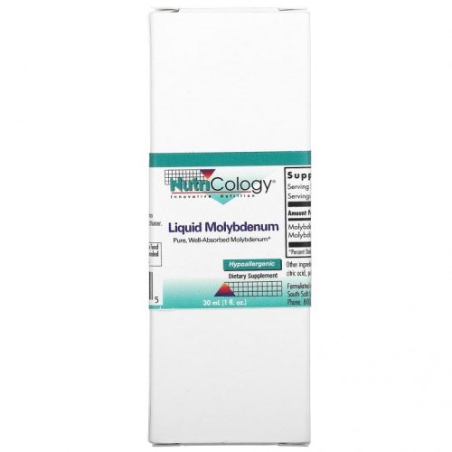 Nutricology, 리퀴드 몰리브덴, 1 fl oz (30 ml)
