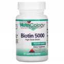Nutricology, 비오틴(Biotin) 5000, 60 채식 캡슐