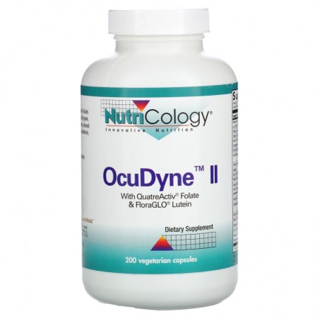 Nutricology, OcuDyne II, 베지 캡슐 200정