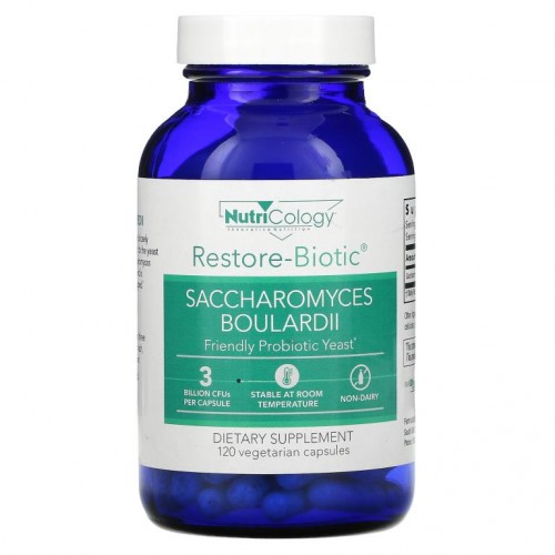 Nutricology, Restore-Biotic, 사카로미세스 보울라디, 베지 캡슐 120정
