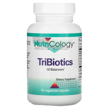 Nutricology, TriBiotics, 베지 캡슐 90정