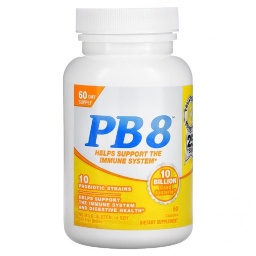 Nutrition Now, PB 8, 면역 보조제, 60 캡슐