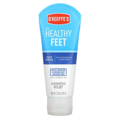 O'Keeffe's, 건강한 발, 풋 크림, 무향, 85g(3oz)