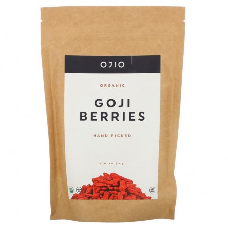 Ojio, 유기농 구기자, 227g(8oz)