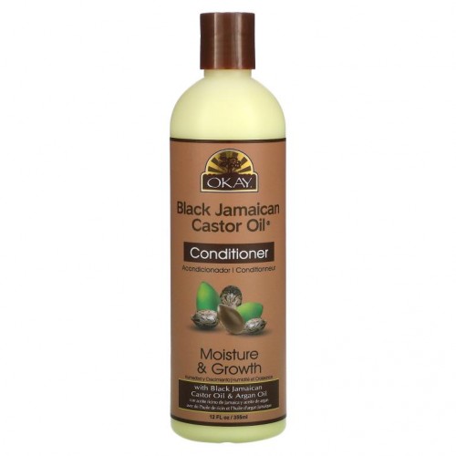 Okay Pure Naturals, Black Jamaican Castor Oil, 컨디셔너, 355ml(12fl oz)