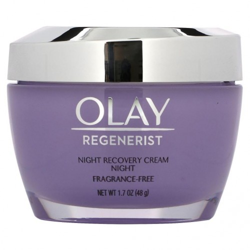 Olay, 리제너리스트, 나이트 리커버리 크림, 향료 무함유, 48g(1.7oz)