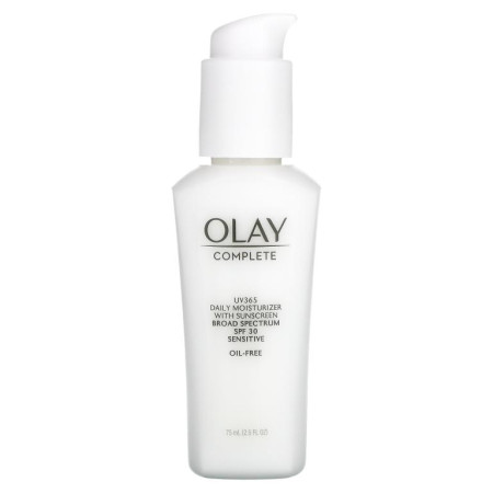 Olay, 컴플릿, UV365 데일리 모이스처라이저, SPF 30, 센서티브, 2.5fl oz(75ml)