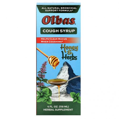 Olbas Therapeutic, 기침용 시럽, 꿀 & 허브, 118ml(4fl oz)