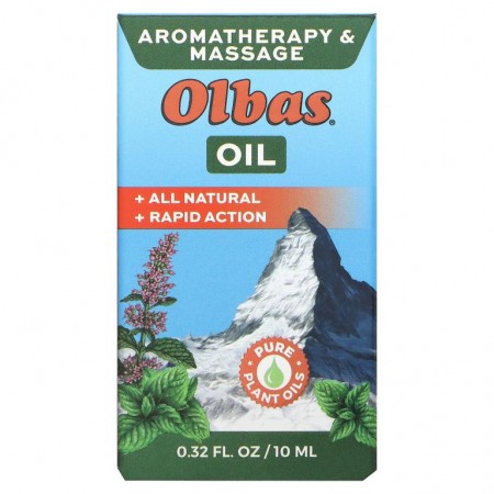 Olbas Therapeutic, 아로마테라피 & 마사지 오일, 10ml(0.32fl oz)