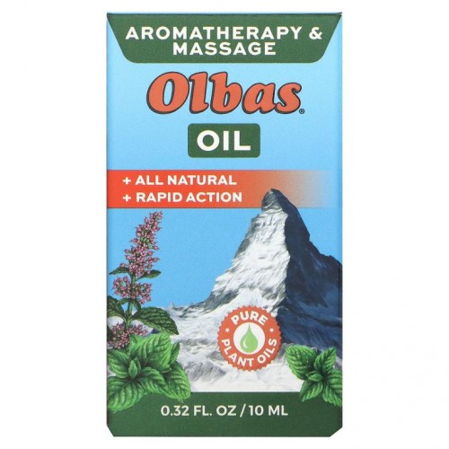 Olbas Therapeutic, 아로마테라피 & 마사지 오일, 10ml(0.32fl oz)