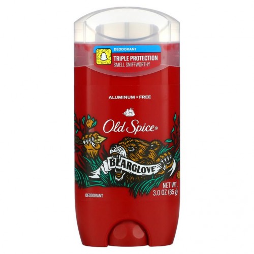 Old Spice, 데오드란트, Bearglove, 85g(3oz)